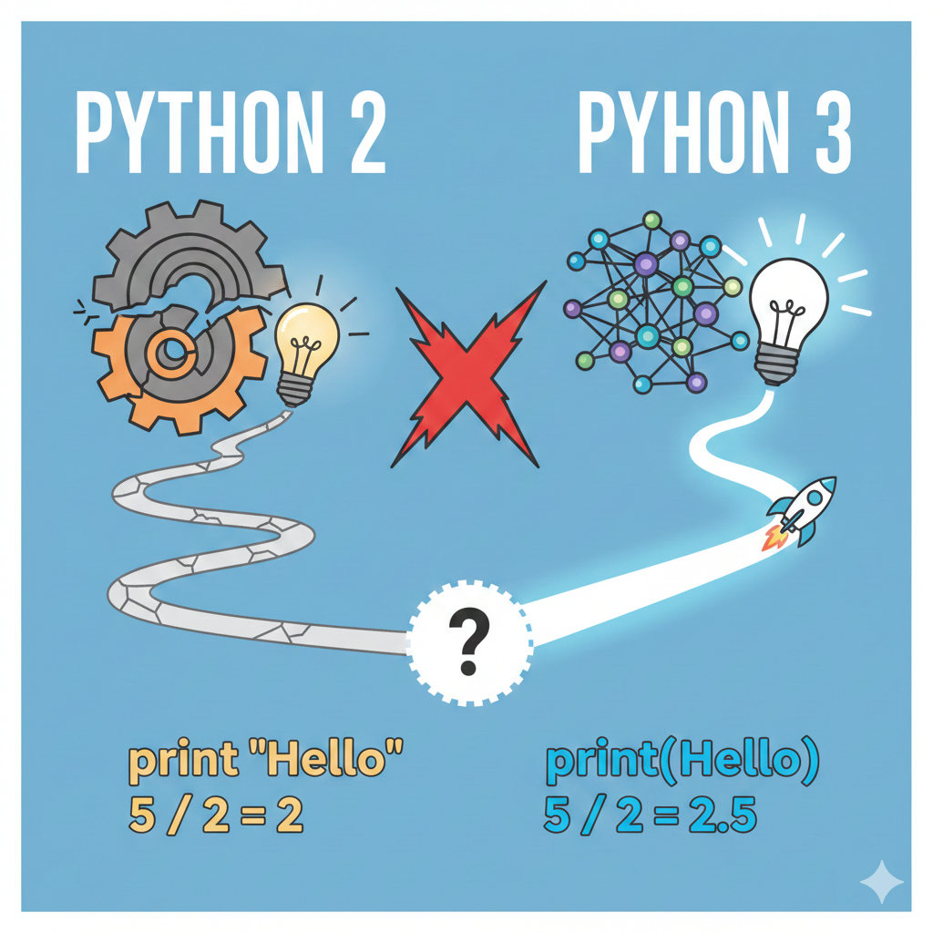 파이썬 2 vs 파이썬 3