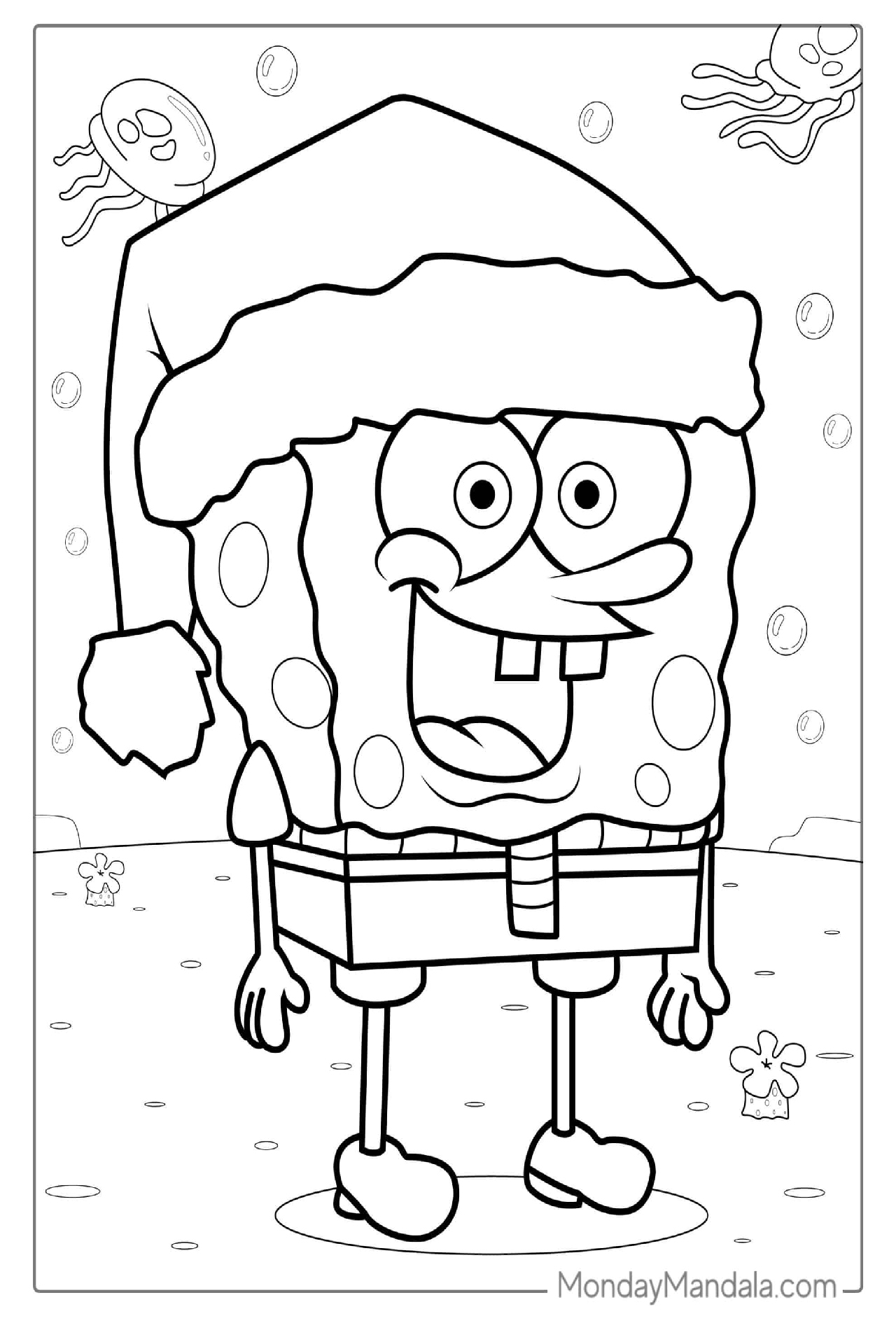 스폰지밥 색칠공부 도안