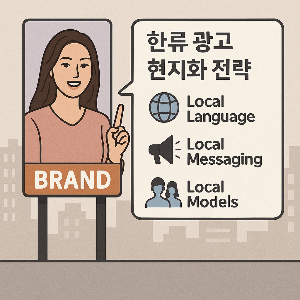 한류 광고 현지화 전략