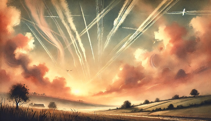 켐트레일에 대한 이미지