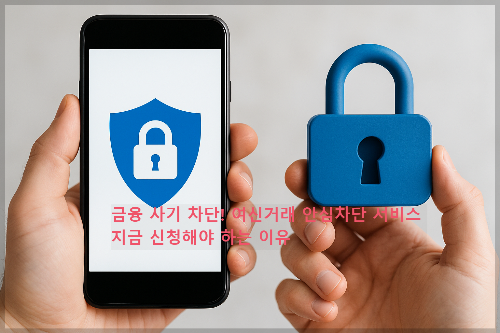 금융 사기 차단! 여신거래 안심차단 서비스 지금 신청해야 하는 이유