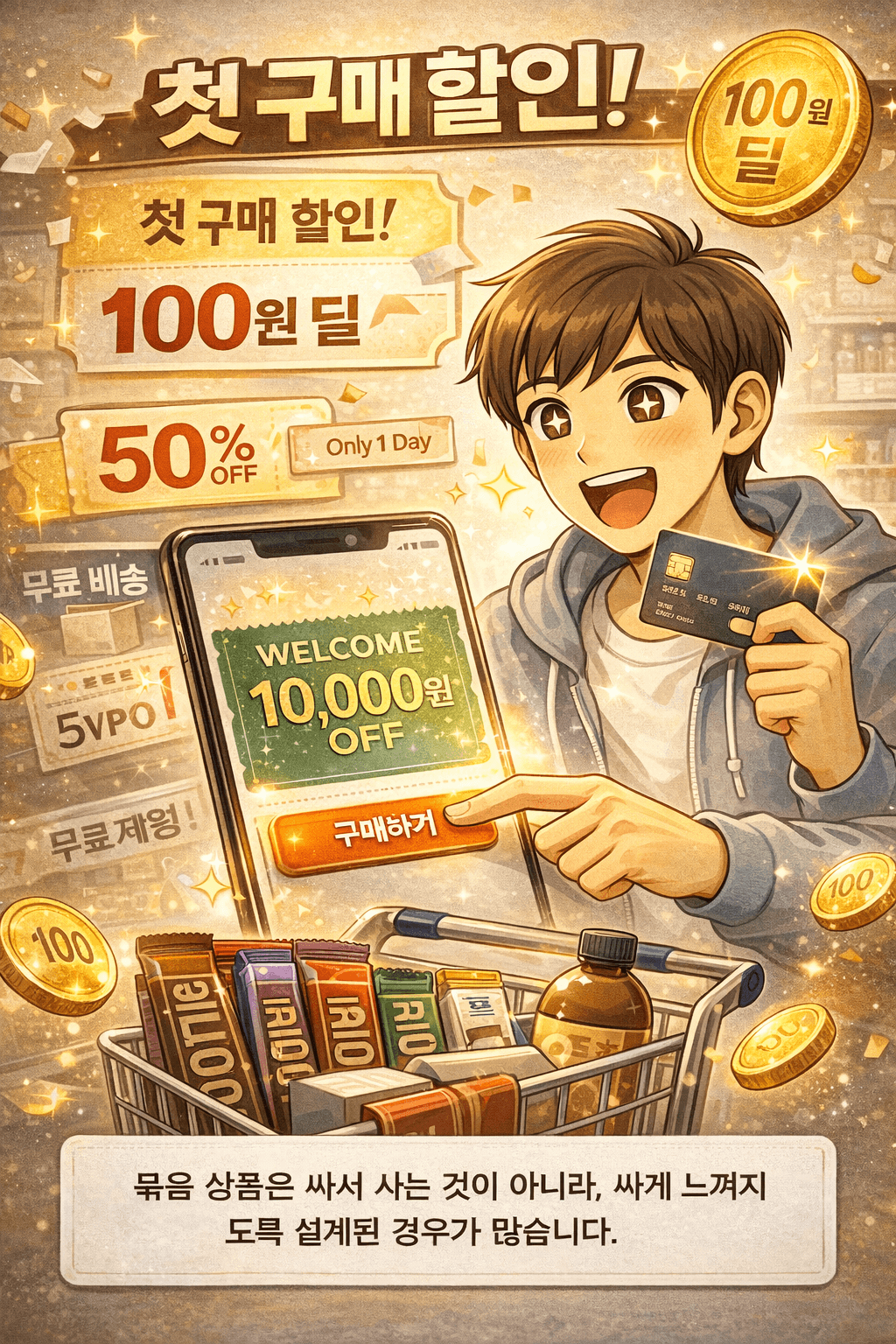 첫 구매 할인에 무너지는 이유 당신이 모르게 당하는 소비 심리 트릭