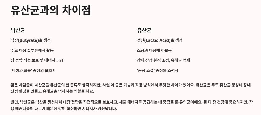 낙산균 효능, 유산균 차이, 프로바이오틱스 조합 총정리