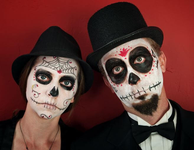 롯데월드할로윈축제분장실