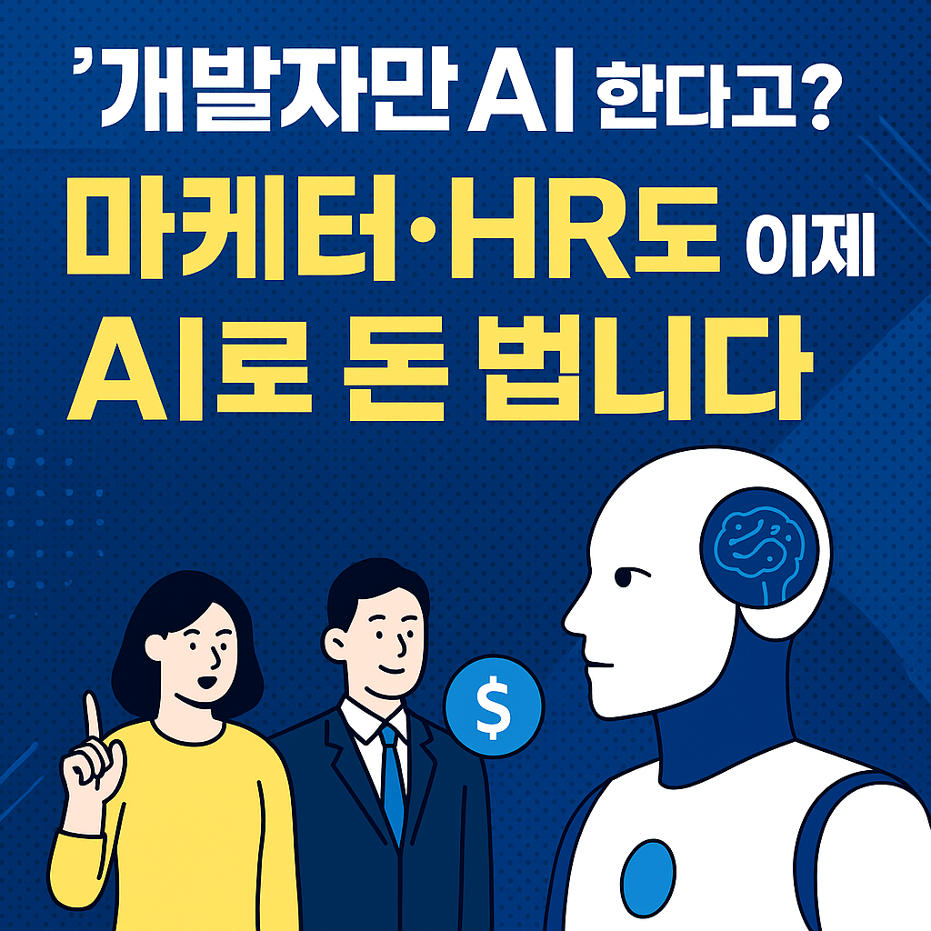 마케터·HR도 이제 AI로 돈 법니다