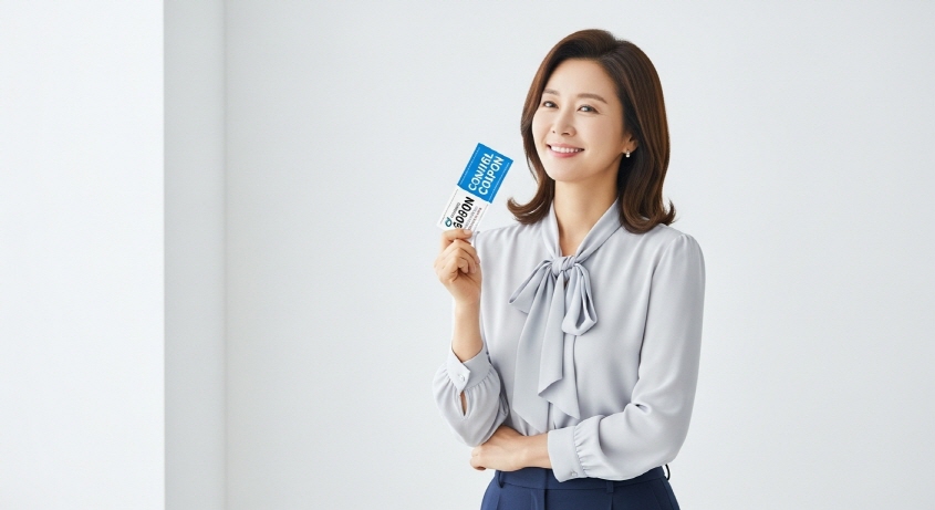 소비쿠폰 덕분에 고마워하는 40대 여성