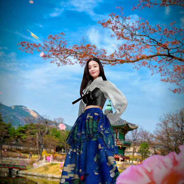 메타패션 참석한 한선화