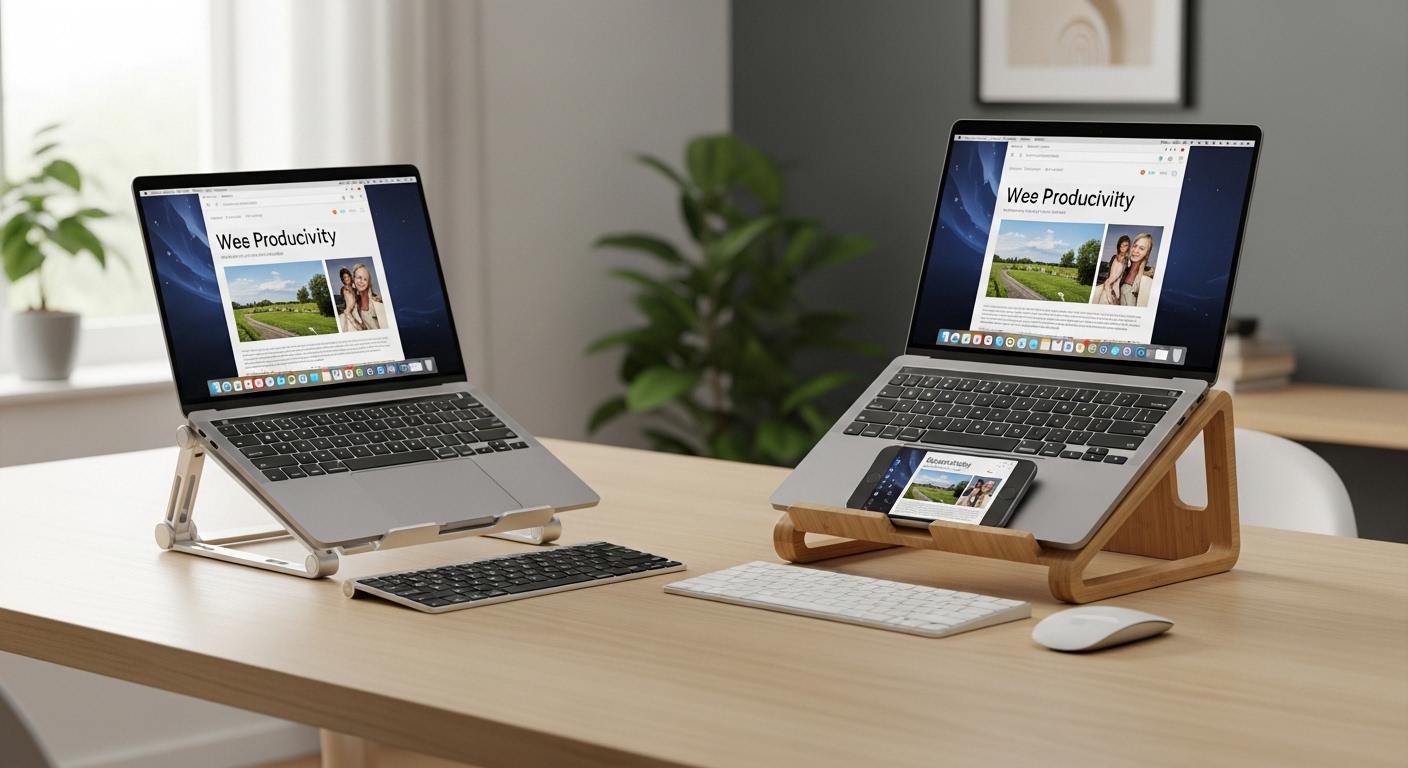 작은 책상 노트북 거치대 비교 포인트