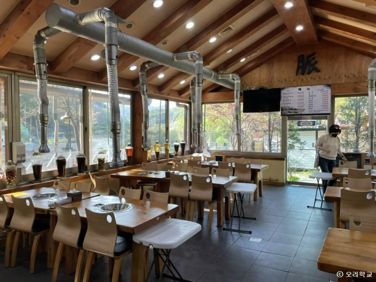 양평 오리고기 별장 맛집, 양수리오리학교