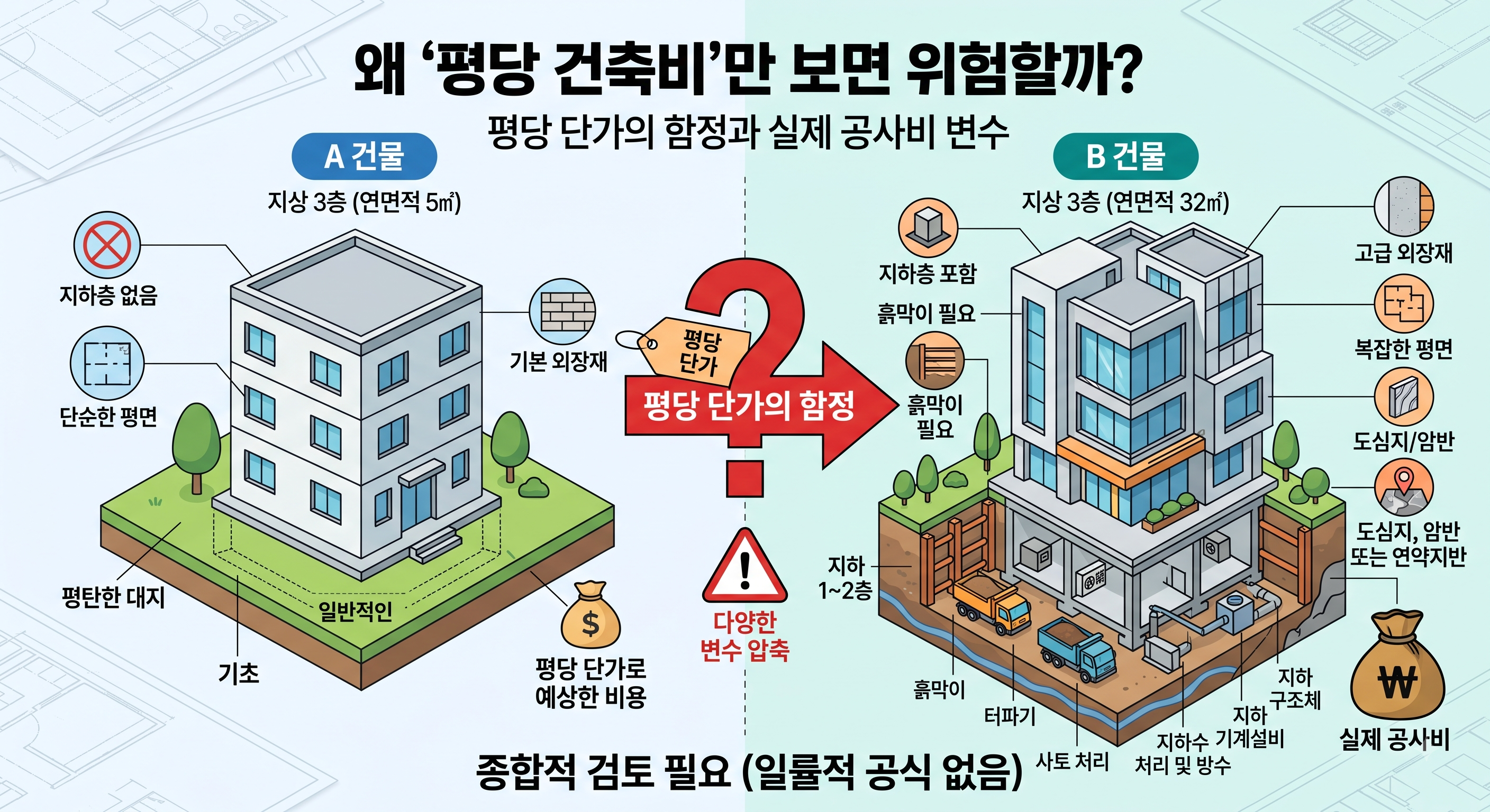 평당 공사비 함정