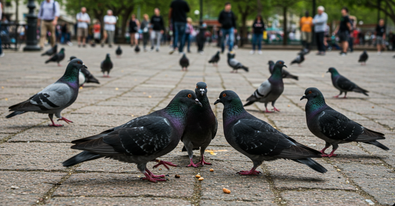 서울시 비둘기 먹이 금지 과태료 100만원