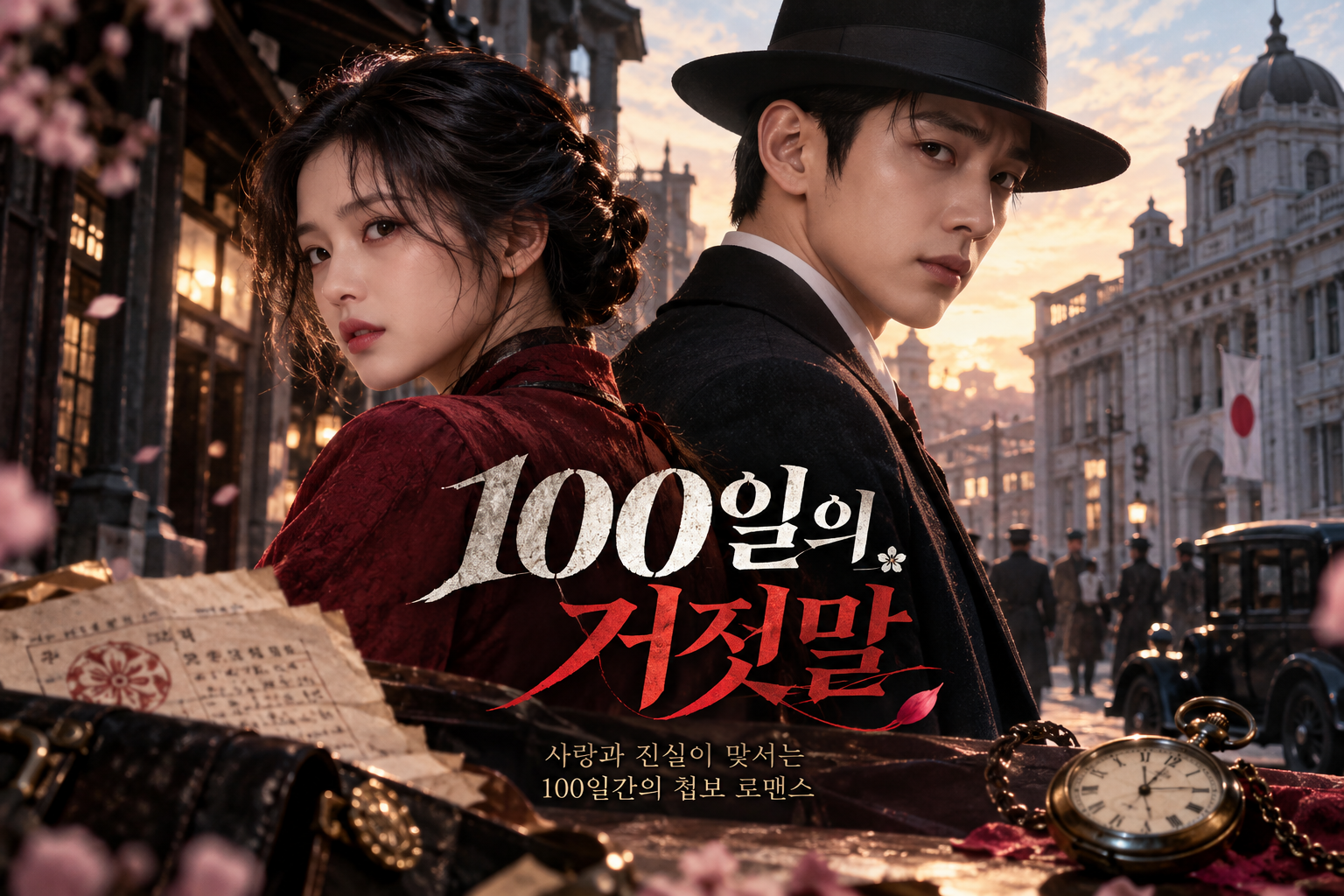 100일의 거짓말 드라마 김유정 박진영 첩보 로맨스 등장인물 관계도 16부작 방송시간 OTT 재방송 편성표 안내