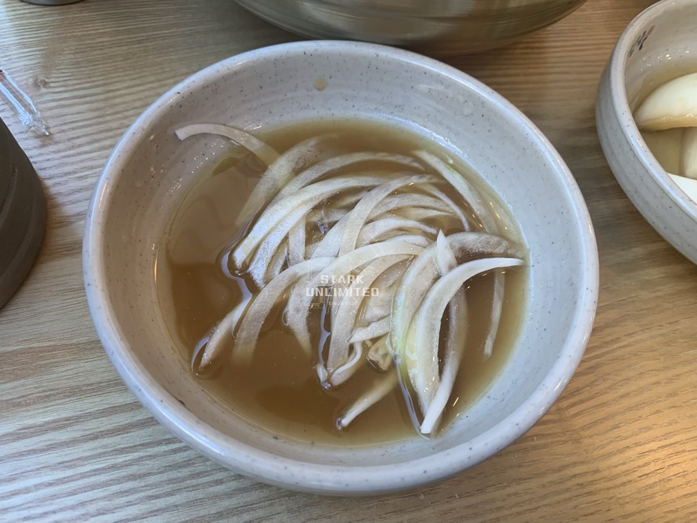 더진국 - 기본반찬