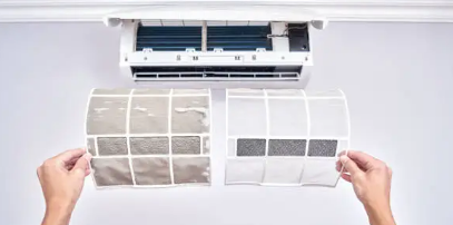 에어컨 필터 청소