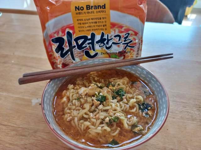 노브랜드 라면한그릇