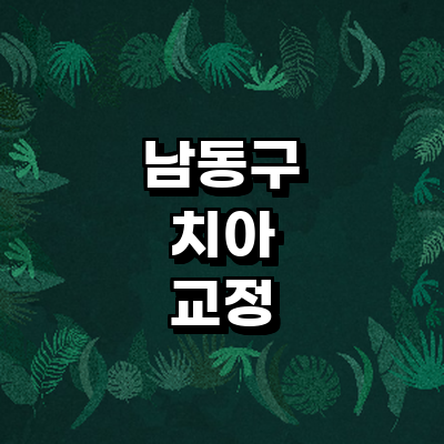 인천 남동구 교정 치과