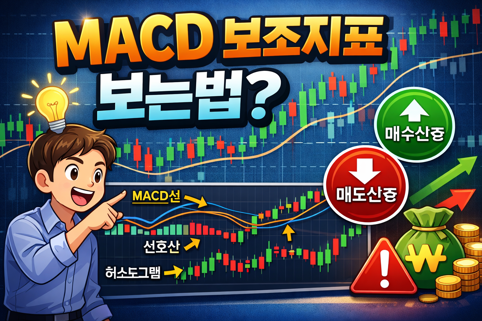 macd보조지표 보는법