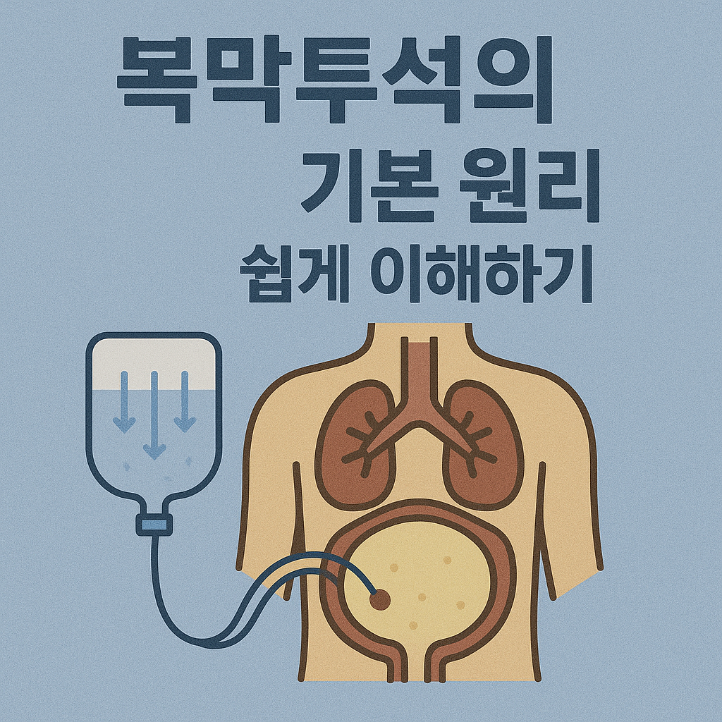 복막투석의 기본 원리, 쉽게 이해하기