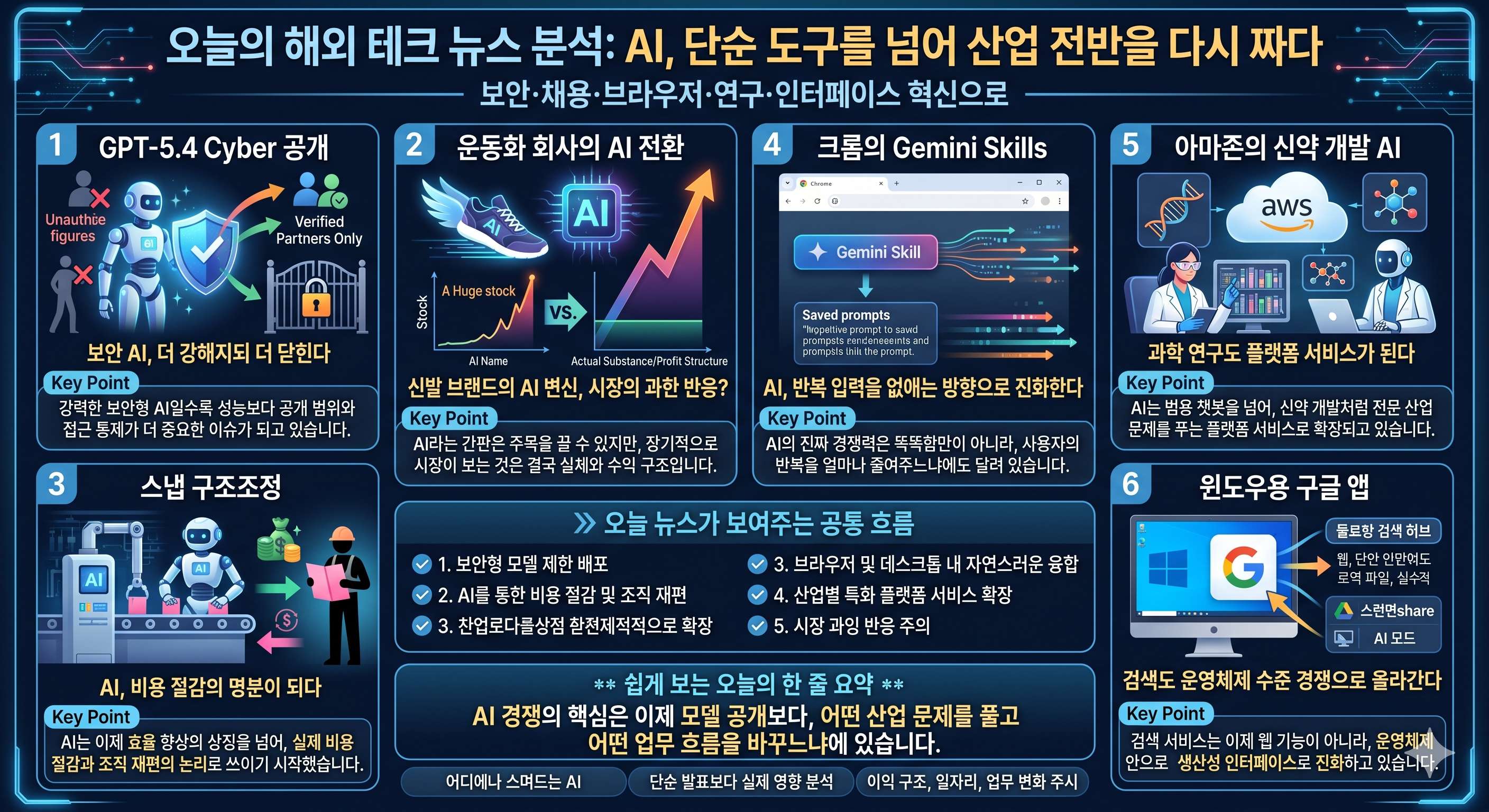 GPT-5.4 Cyber부터 AI 구조조정까지