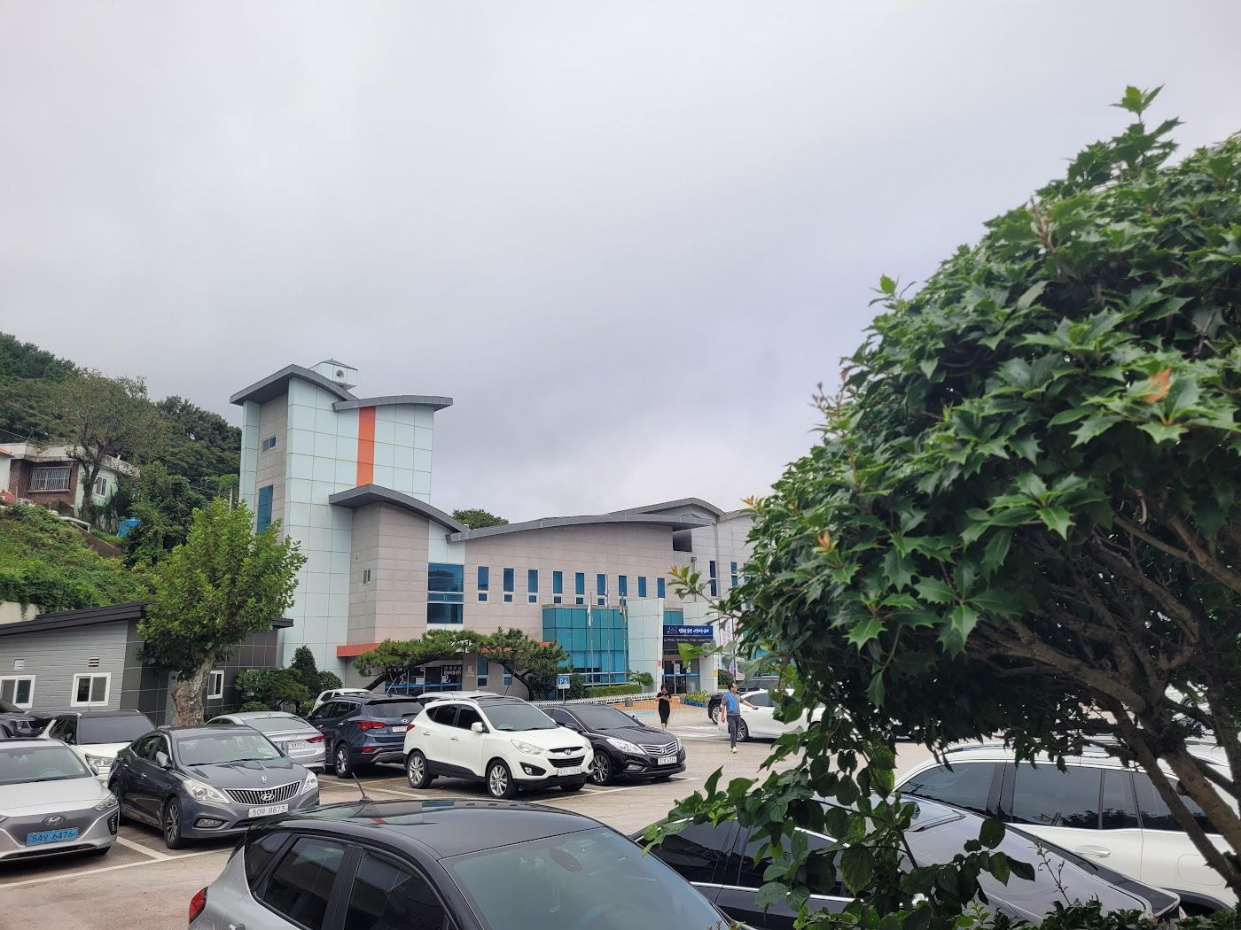 미조 면사무소 주차장