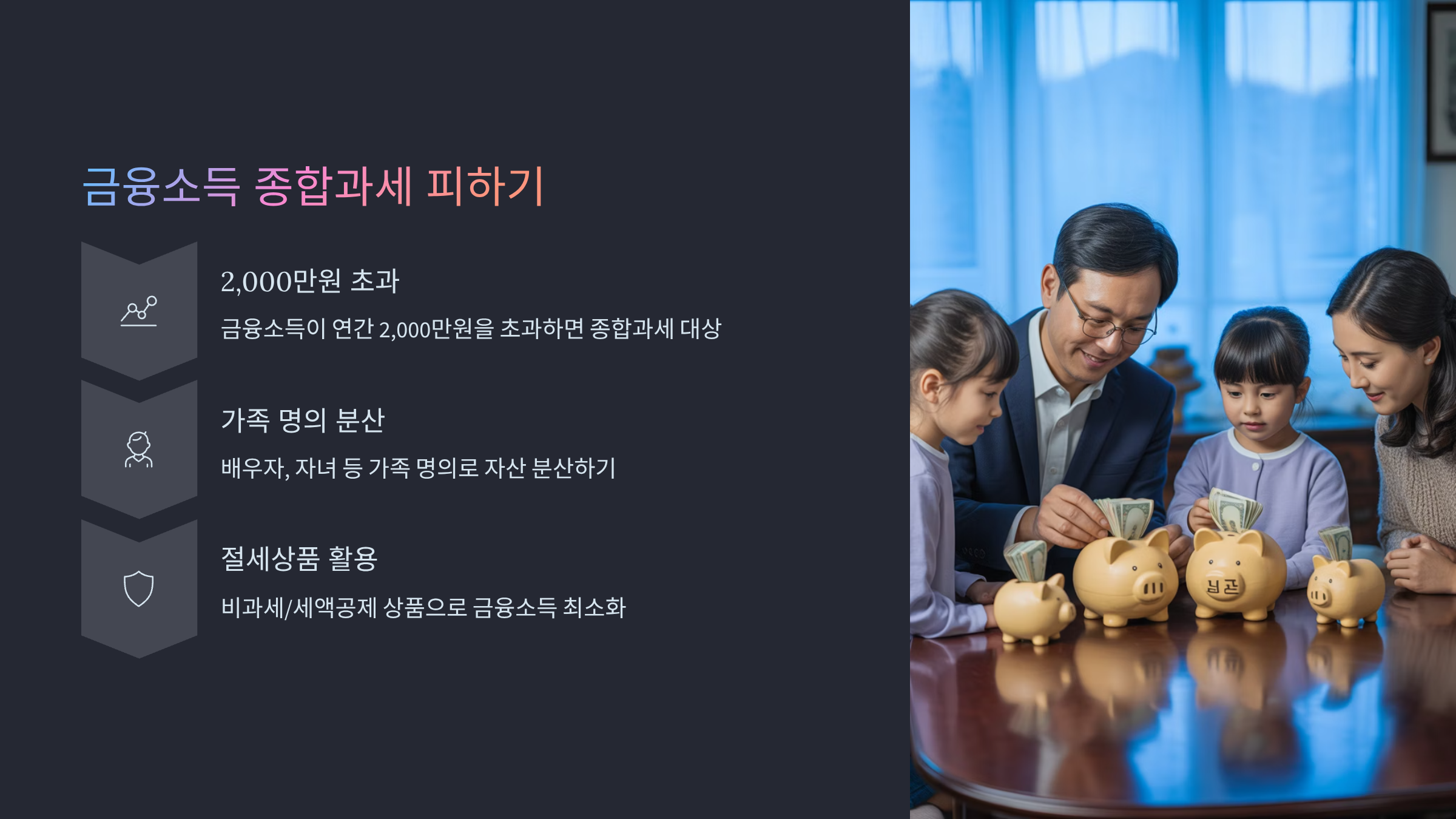 금융소득 종합과세 피하기