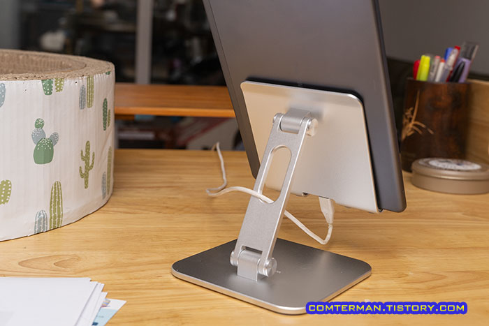 와이즈데이 태블릿 거치대 세로 거치