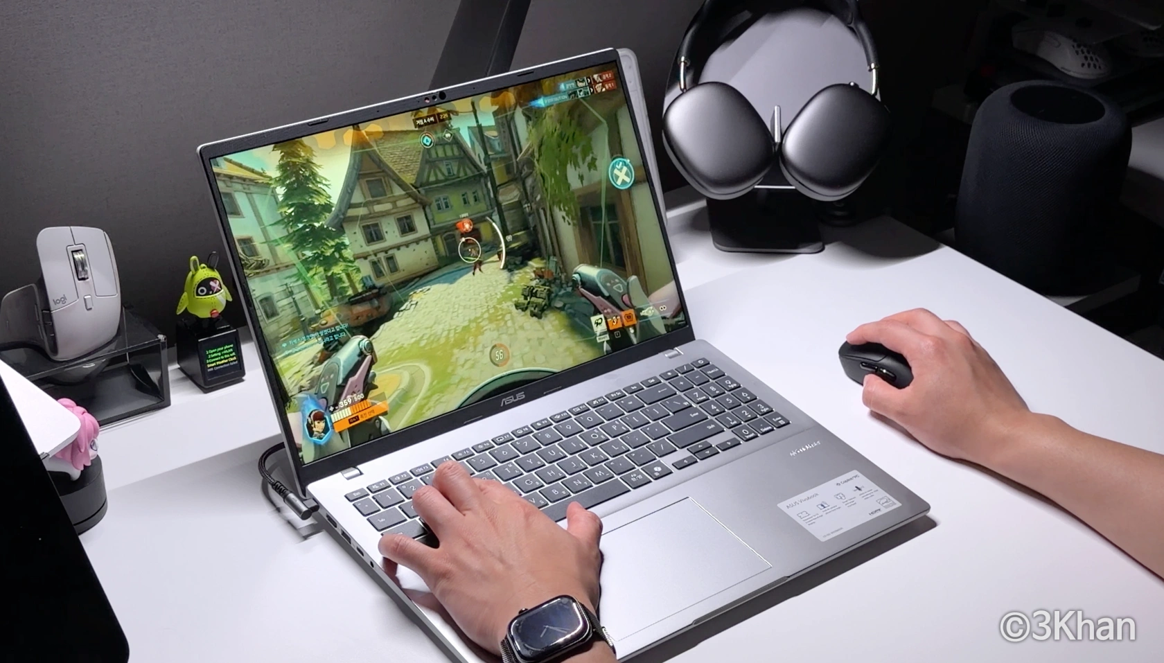 에이수스 비보북 16 리그 오브 레전드 오버워치 FPS 게임 테스트