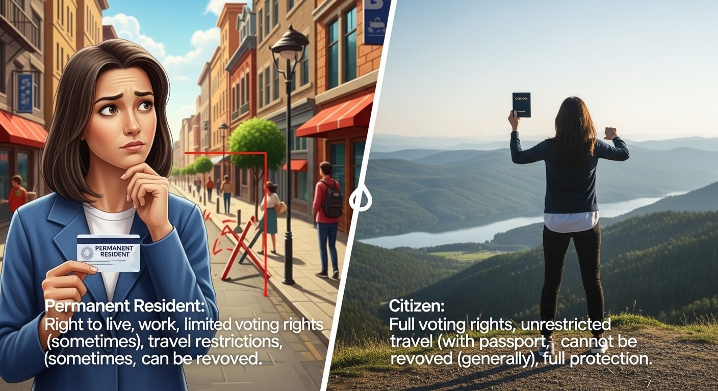 영주권과 시민권의 차이