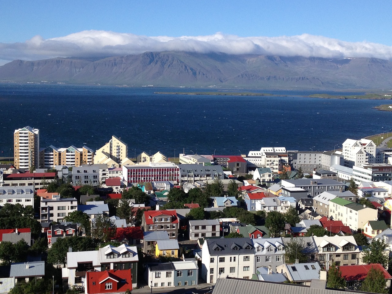 아이슬란드의 수도 레이캬비크(Reykjavik)