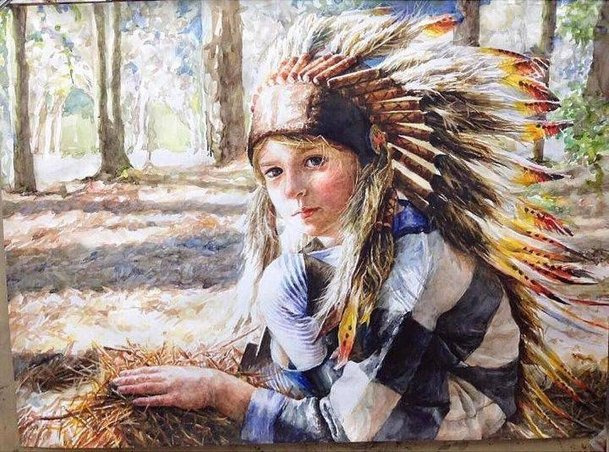 배우 하영 그림