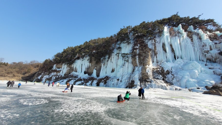 겨울 협곡 트레킹 명소 철원 