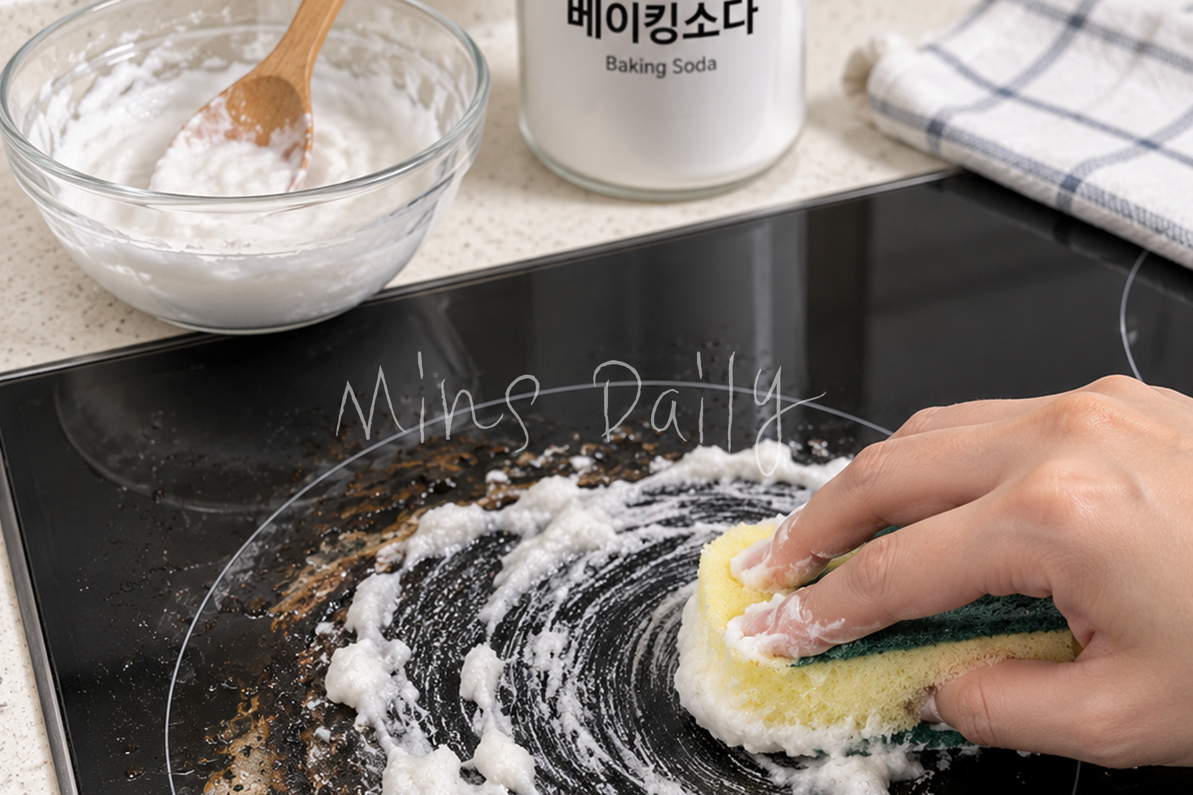 인덕션 눌은 자국