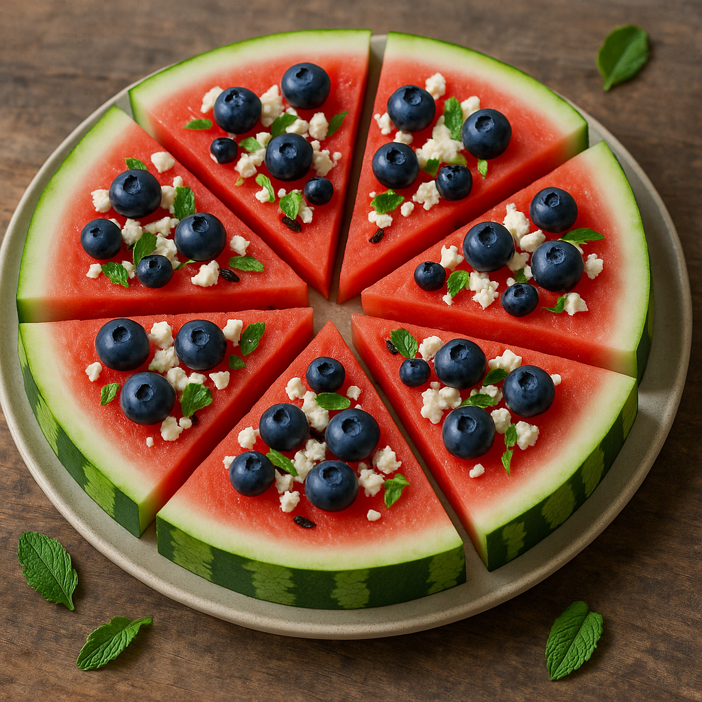 수박을 색다르게 즐기는 방법 수박피자