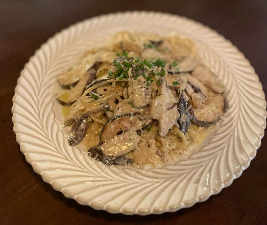표고 청양 크림 파스타