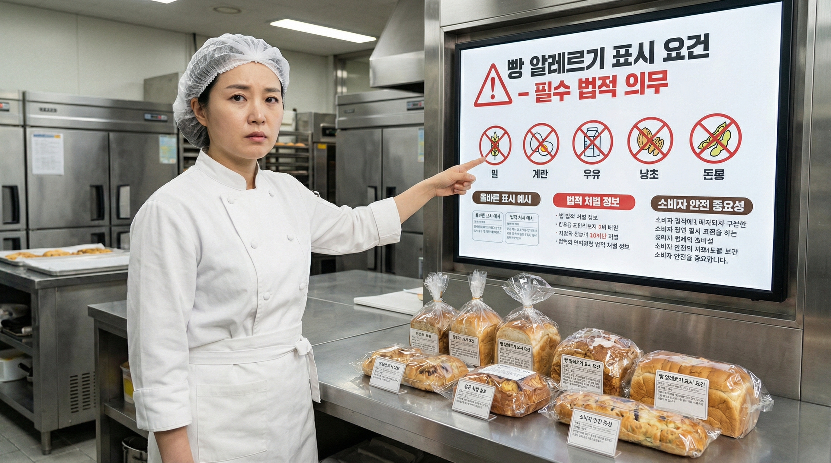 빵 알레르기 표시 의무, 몰랐다간 큰일나는 이유