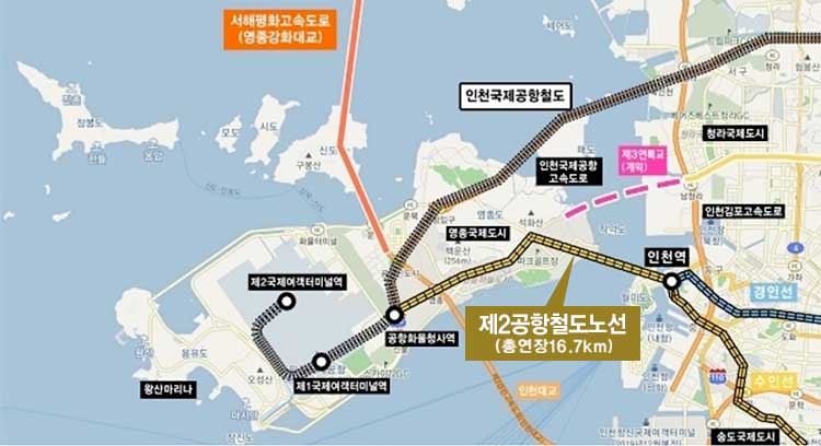 제2공항철도 노선도