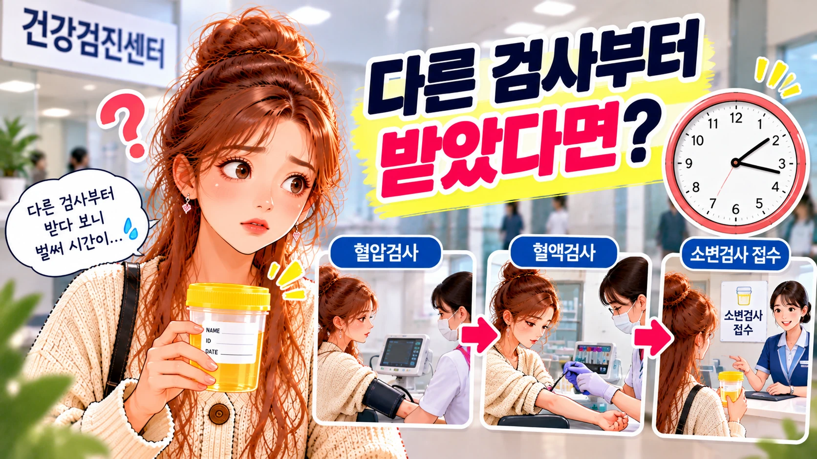 건강검진-소변검사-다른검사부터-받았다면