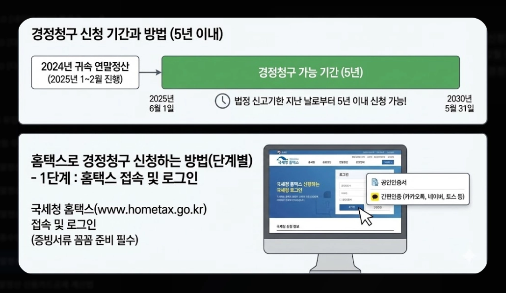 연말정산기간 지나면 환급받는 법 완벽 가이드 2026