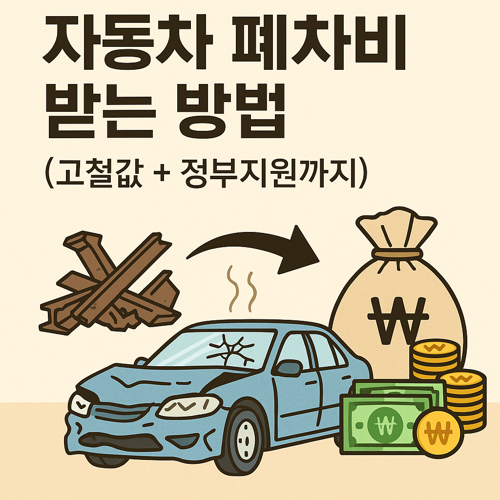자동차 폐차비 받는 방법 (고철값 + 정부지원까지) 관련 사진