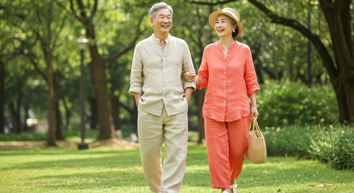 올여름 시니어 패션