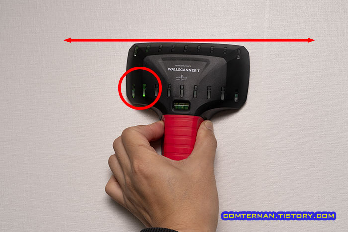 ADA 벽탐지기 탐지방법