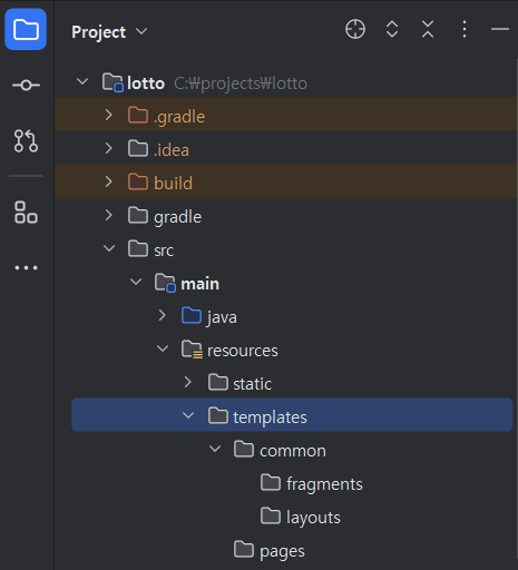 thymeleaf layout file 구조