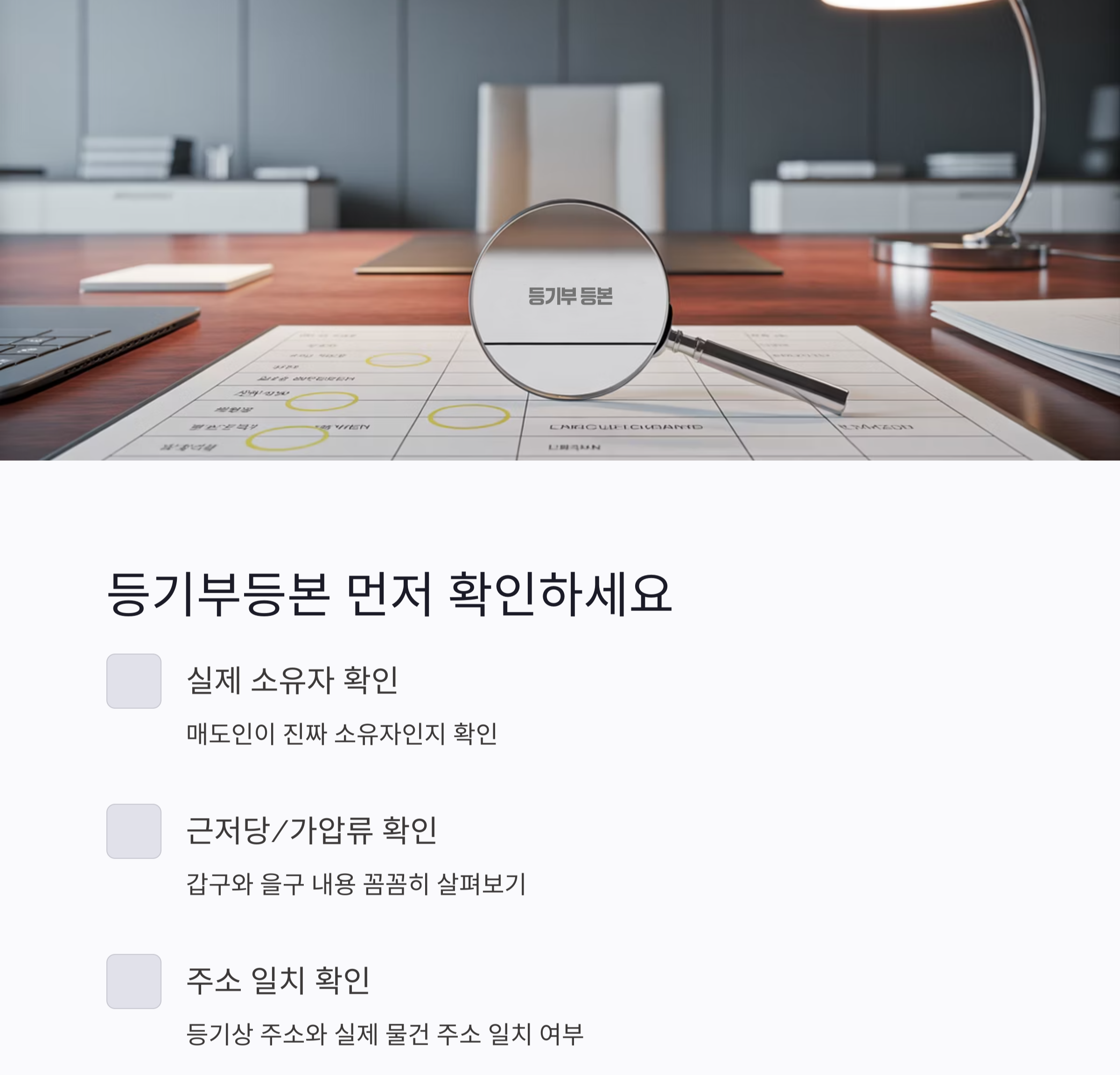 부동산 매매계약서 체크리스트, 이것만 보면 걱정 끝!