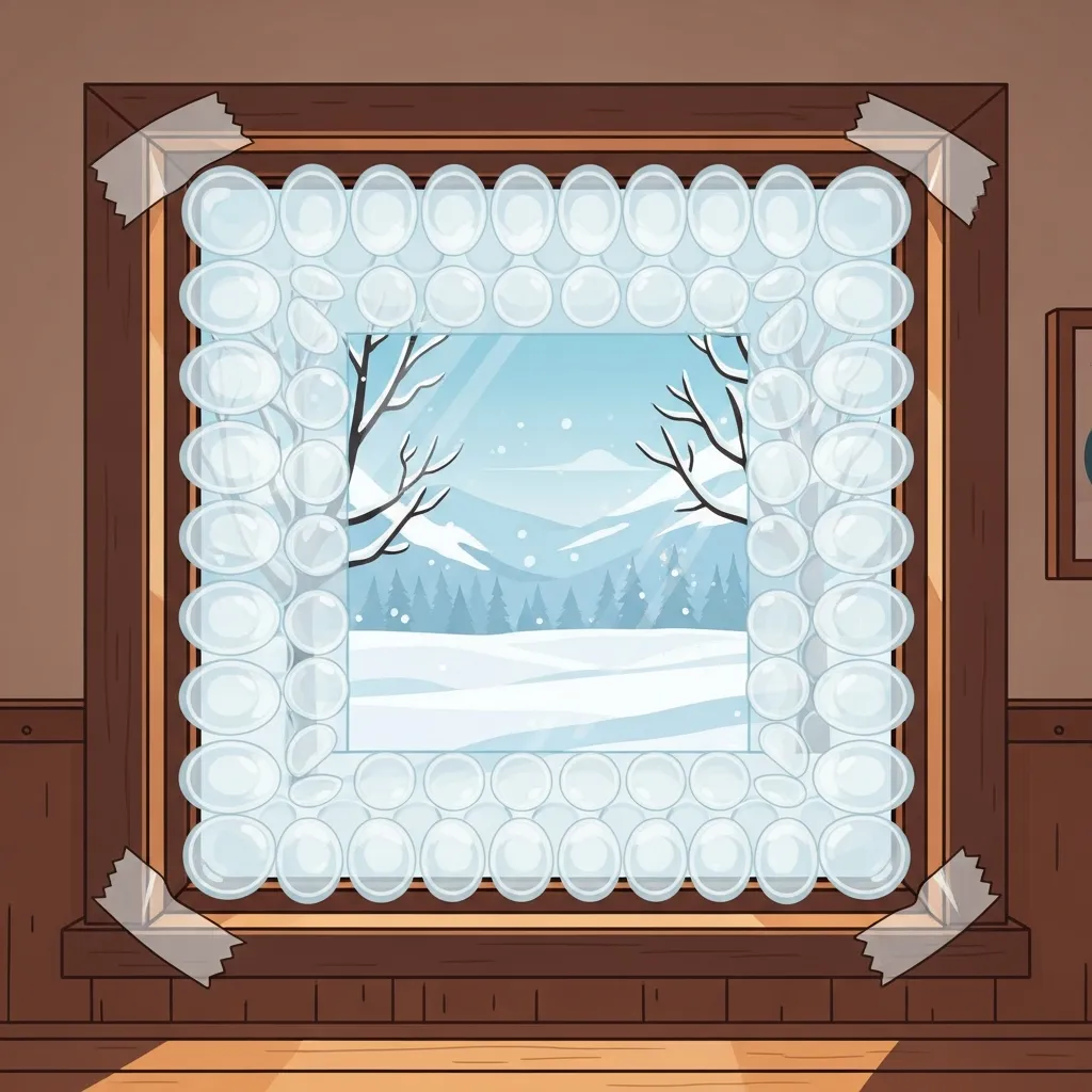 창문 단열 DIY 작업