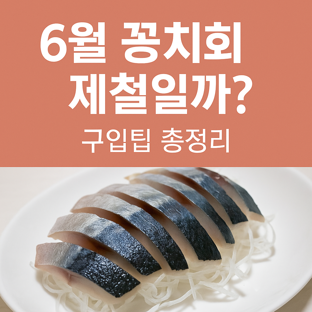 꽁치회 사진