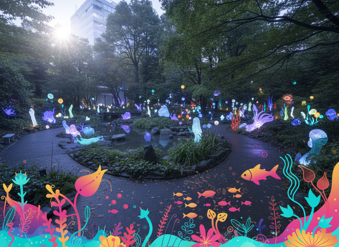 2026 오사카 야간 전시 팀랩 보태니컬 보타니컬 가든 티켓 예약 위치 시간