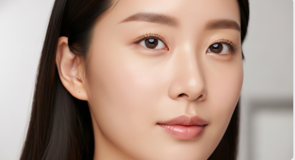 피부 좋은 모델 사진