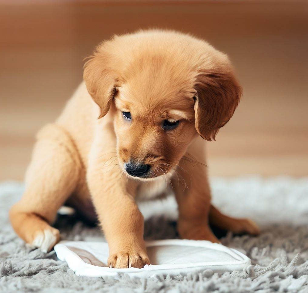강아지 배변 훈련 사진