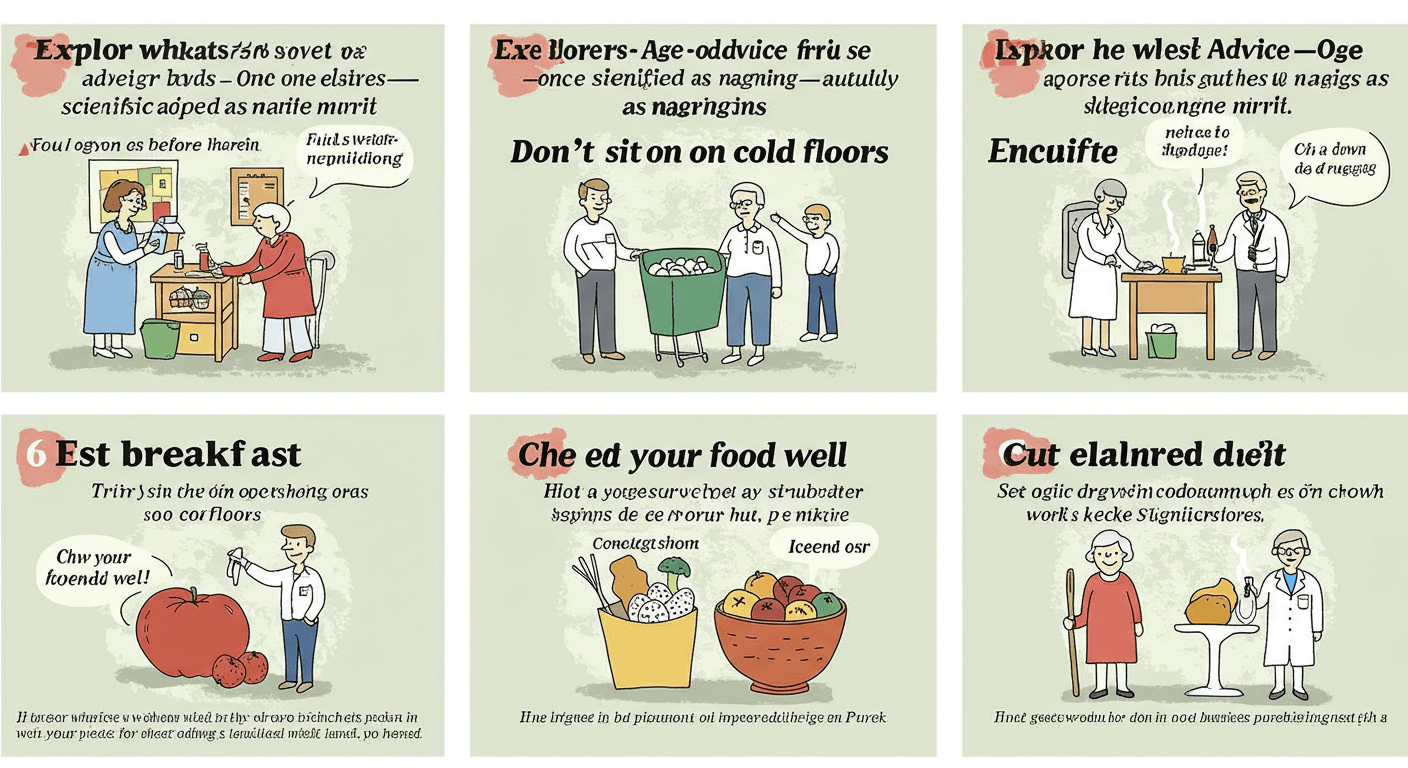 잔소리처럼 들린 과학적인 건강 조언