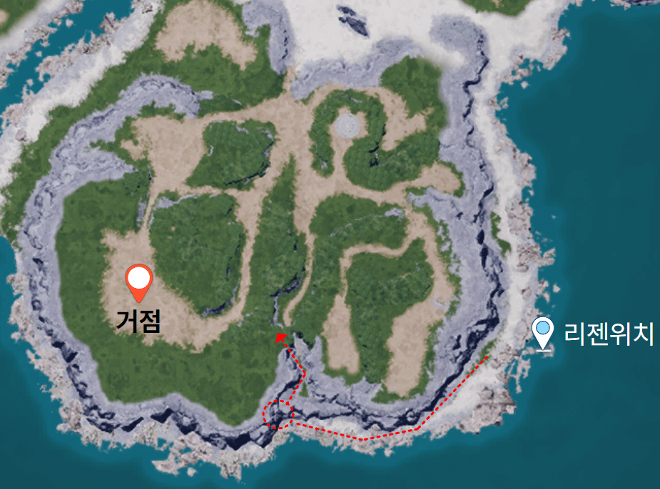 잊힌섬 거점